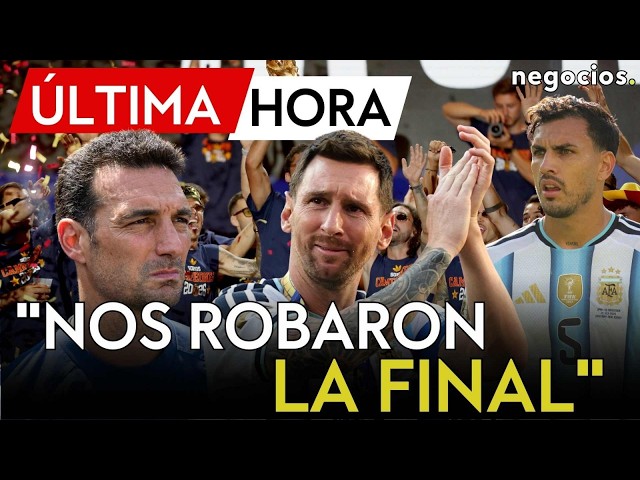 BREAKING NEWS | "We were robbed in the final": Outrage in Argentina after losing the World Cup to...