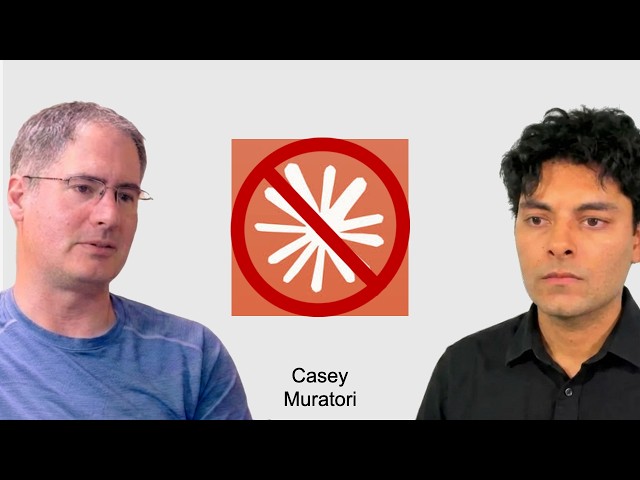 Why Casey Muratori avoids AI