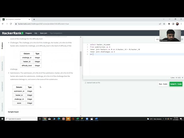 Top competitors SQL Hackerrank Query Solution | SQL Hackerrank Solutions