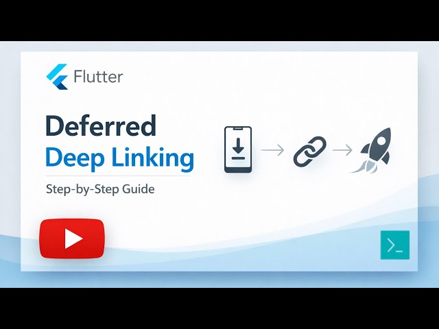 Flutter Deferred Deep Links Setup Guide || 5 min setup step by step 2026