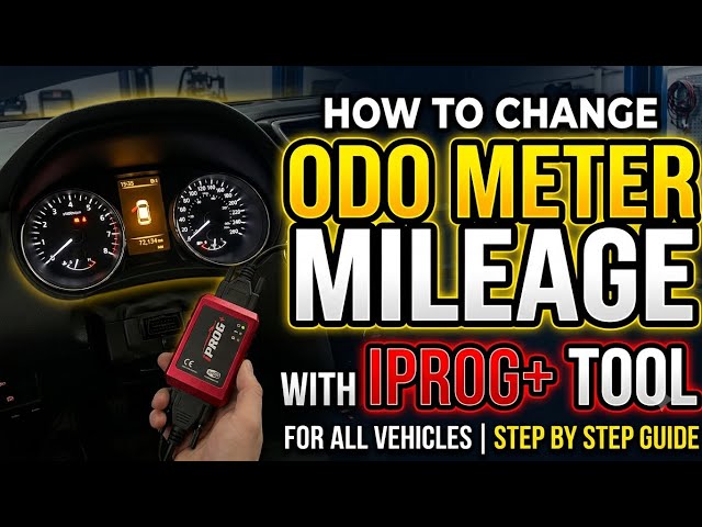 Instrument Cluster Mileage Programming with iProg+ Programmer | Complete Tutorial