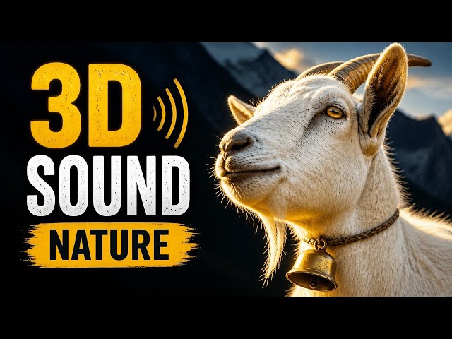 Goats with Bells in the French Mountains | Eclipsa Audio Demo Rural Spatial Sound