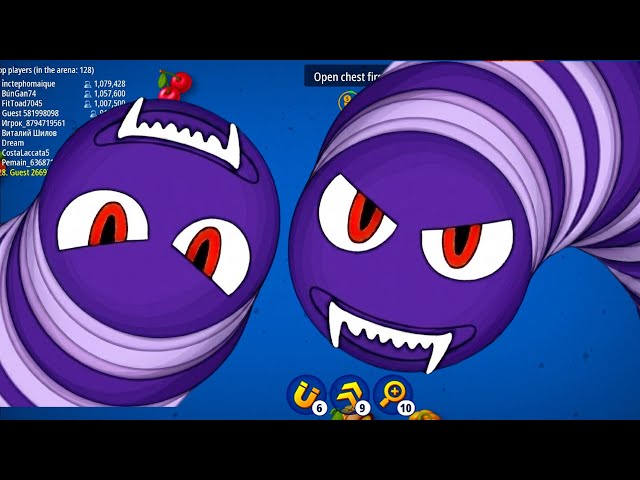 Worms zone io worms zone magic game play snake game saamp wala game #cacingbesar #wormszonei