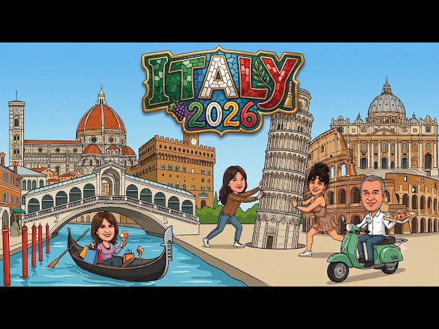 ITALY 2026 🇮🇹 | Rome & Venice & Florence & Pisa
