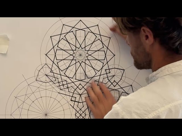 Geometric drawing tutorial - Umayyad Doors