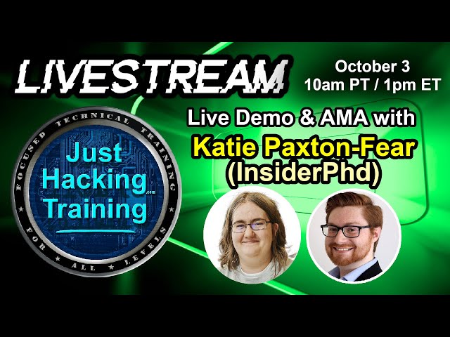 Learn API Hacking with InsiderPhD!