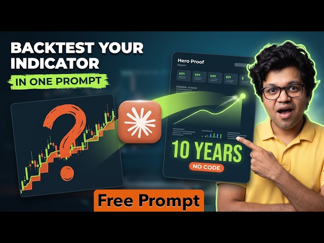 I Backtested My TradingView Indicator With Claude (5 Years in One Prompt) | FREE PROMPT