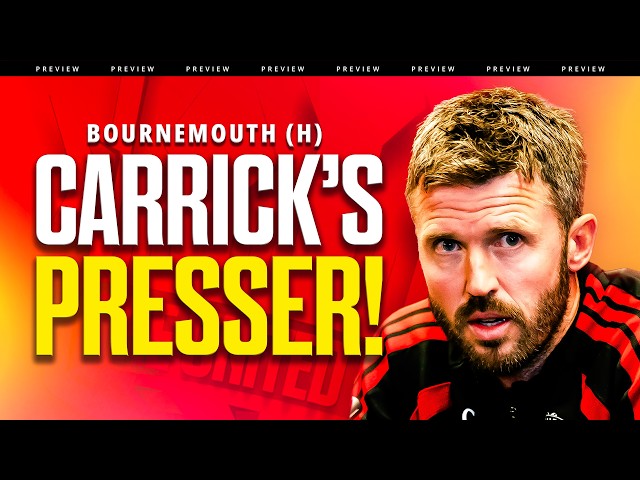 Carrick Looks BROKEN! Man United vs Bournemouth! Presser Reaction!