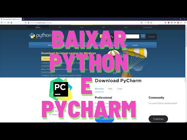 PROGRAMAR EM PYTHON COM PYCHARM | WINDOWS 10