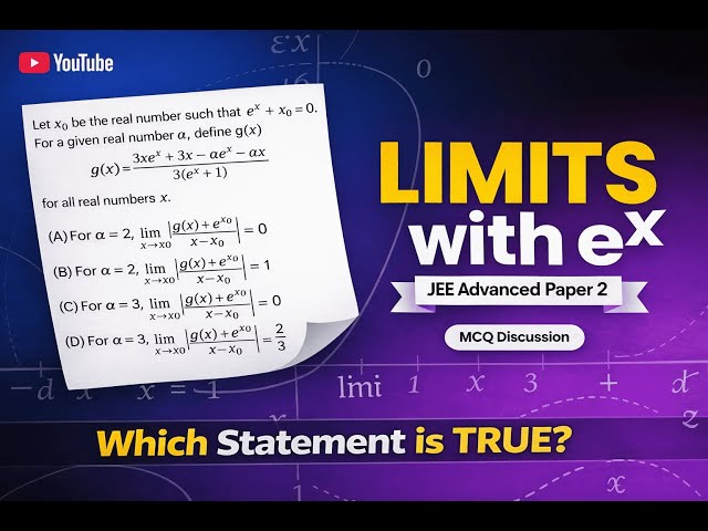 2025 JEE ADVANCE PAPER 2 LIMIT QUESTION | EASY SOLUTION