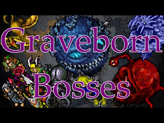 Tibia | Graveborn Quest | All bosses | PL-voice