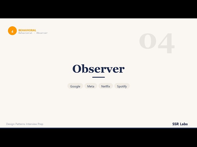 Observer | MEDIUM | DSA Interview Prep