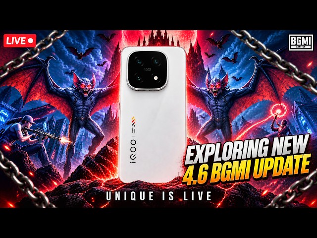 BGMI 4.6 LIVE | Midnight Hunters | iQOO 15 120 FPS #iqoo15 #bgmi #120fps
