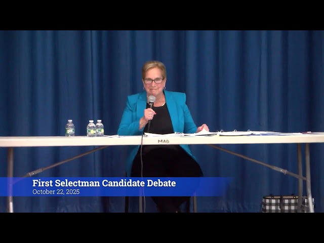 Trumbull First Selectman Candidate Debate 10/22/25