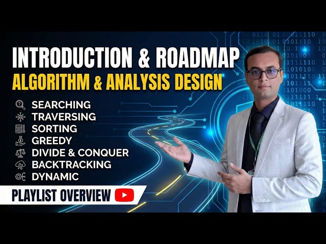Roadmap of the Algorithm Analysis & Design playlist