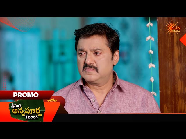 Srimati Annapurna Catering - Promo | 29 Sep 2026 | Telugu Serial | Sun Gemini