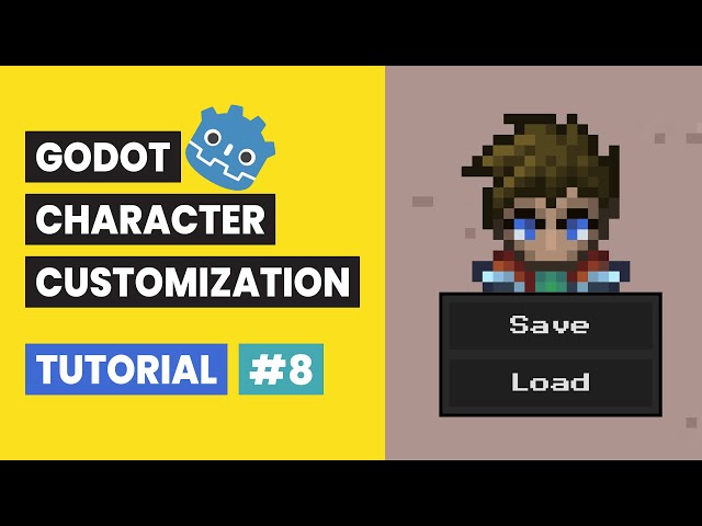 Godot Character Customization Tutorial #8: Save & Load Character