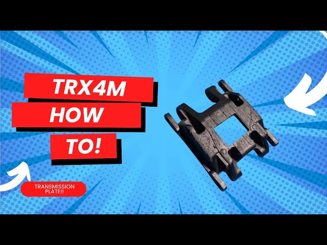 How To Upgrade Your TRX4M Transmission Plate | Tutorial