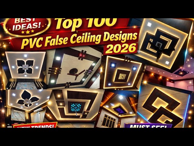 Top 100 PVC False Ceiling Designs 2026। PVC Ceiling Design For Bedroom । PVC Ceiling Photos 2026 