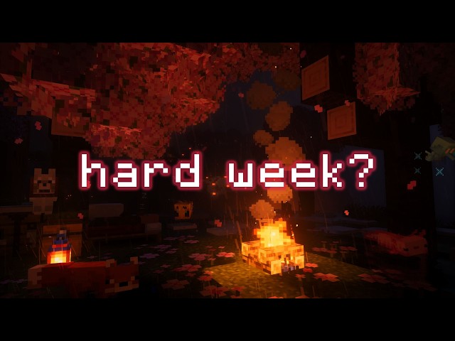you need to lie down... (minecraft music w/ rain & fire)