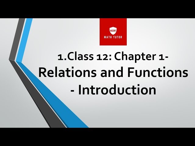 2nd puc maths  relation and function in English|Class 12 maths Relations and functions in english 