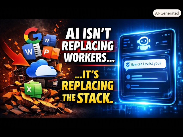 AI Isn’t Replacing Workers — It’s Replacing the Entire Tech Stack