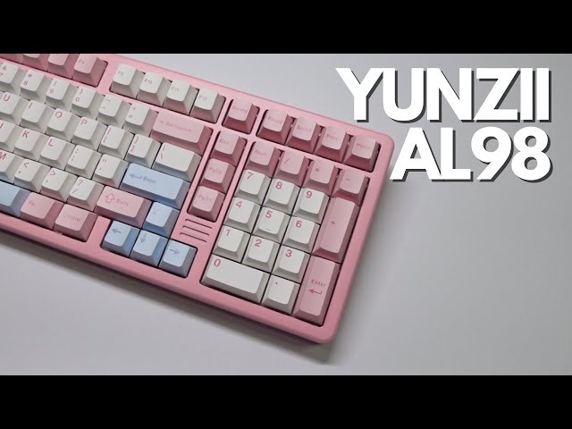 PREMIUM Clacky Full Sized Keyboard! - YUNZII AL98 #yunzii #mechanicalkeyboard