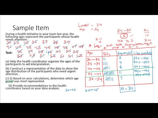 SOLVING DATA COLLECTION / DISPLAY | STATISTICS  SCENARIO BASED ITEMS  -  NEW CURRICULUM |  S.4 & S.3