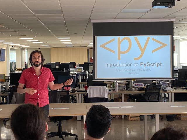 PyMeetup 2022/05/19 Introduction to PyScript by David Arcos