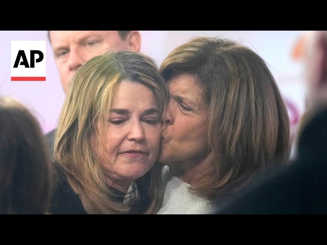 Savannah Guthrie visits 'Today' show set for first time since mom went missing