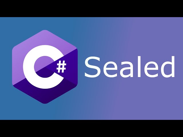 Sealed class & method in C#
