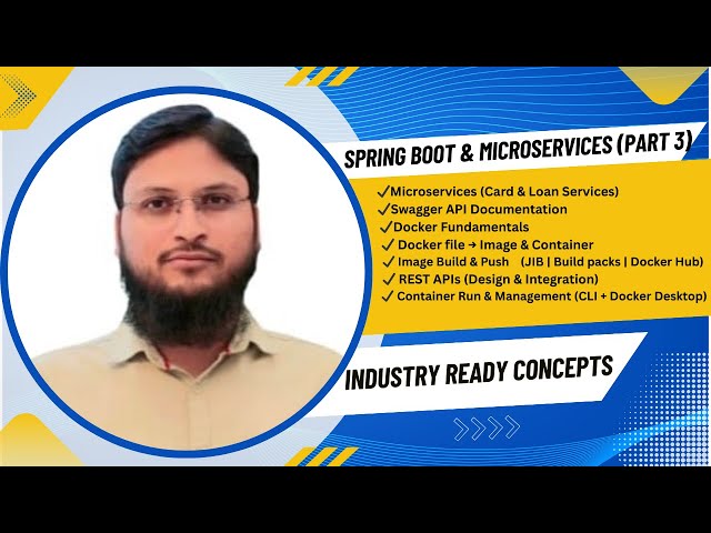 Enterprise Spring Boot Microservices | Docker, Swagger, JIB & Buildpacks | Lecture by Mohammad Aamir