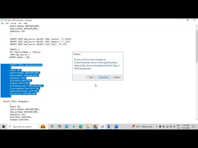 Basic Overview On How to Create T SQL Notebook Part 2 using Microsoft Fabric