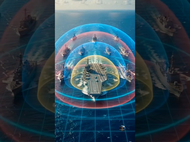 How Aircraft Carriers Survive Missile Attacks (2026) ⚓ | Naval Defense Explained #shorts