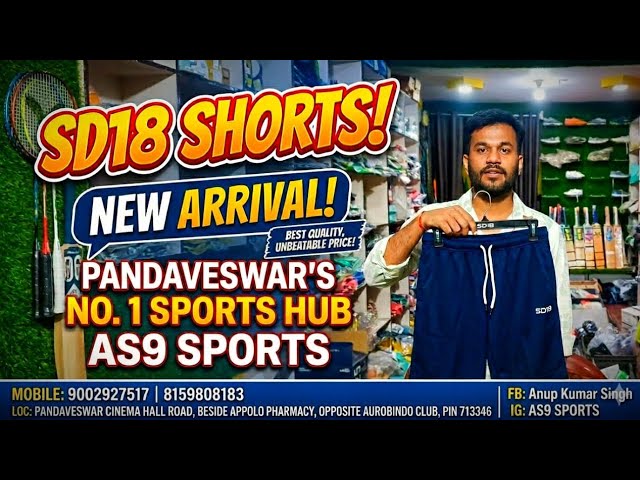 SD18 Shorts Pant AS9 SPORTS Pandaveswar 