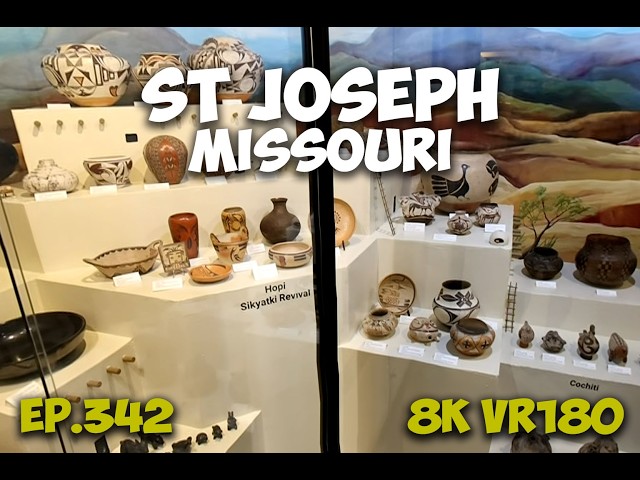 Ep.342 St Joseph Missouri - McKenny Hall And World Archeology Technology 8K VR180 3D Travel