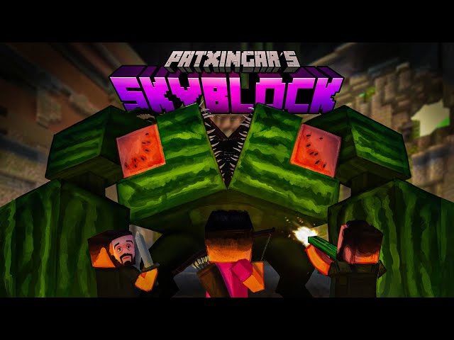 EL JEFE SANDÍA 🍉 - SKYBLOCK ft. Andrés y Guille #2