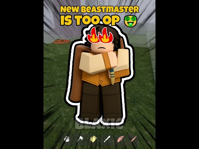 NEW BeastMaster Class is too OP 🔥 99 nights in the forest #roblox