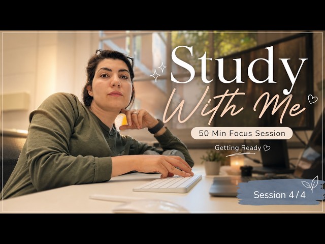 4 Hours LIVE Study with Me | Deep Focus and Productivity