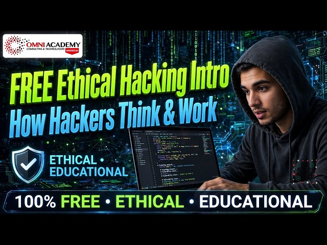 Free Ethical Hacking Intro How Hackers Think & Work Workshop