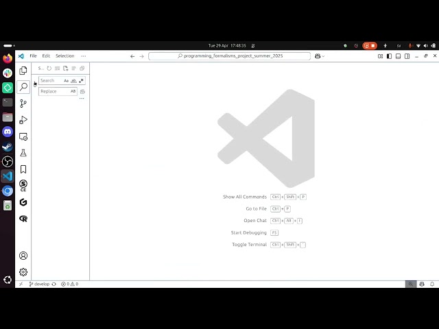 Doing git branching in VSCode
