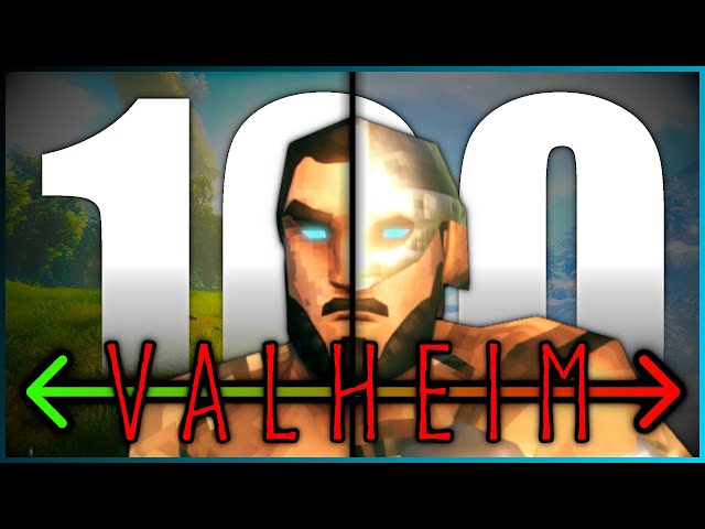 I Spent 100 Days in HARDCORE Valheim