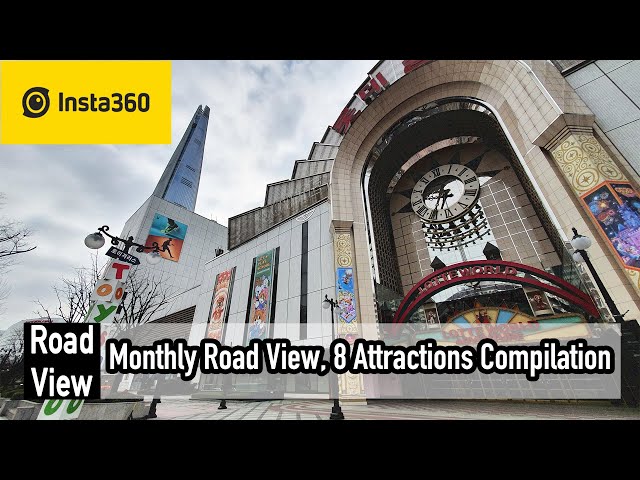 Monthly Road View | Seoul 8 Attractions Compilation | Insta360 One X | 4K | Ep.258
