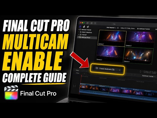 How to enable Final Cut Pro multicam for synchronized shoots - Complete Guide