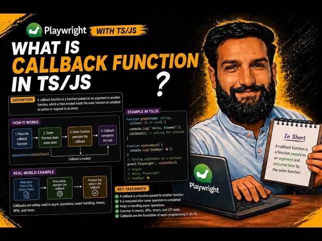 08. What is CallBack function in TS/JS ? in Hindi
