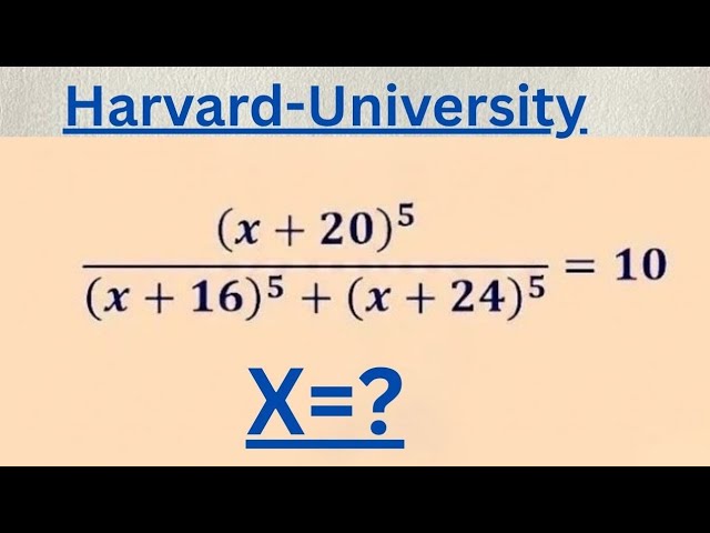 Germany | Can you solve? | Only 10% Students Solved This Math Olympiad Problem 