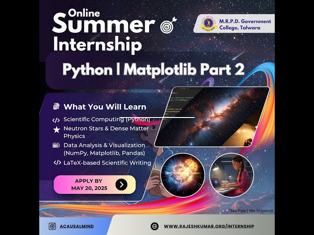 Matplotlib Part 2  | Sub Plots | Error Handling | argparse | Seaborn | Python - SICNAP 2025