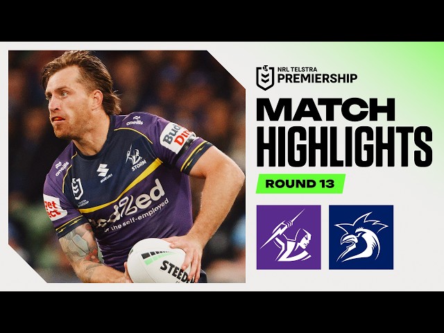 NRL 2026 | Storm v Roosters | Match Highlights | Round 13