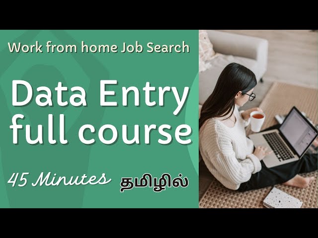 Data Entry Full Course in Tamil (Job Search, Tools, Category)- Fully Explained