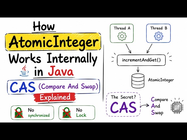 How AtomicInteger Works Internally in Java | CAS (Compare And Swap) Explained